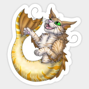 Purrmaid: Cream Tabby Sticker